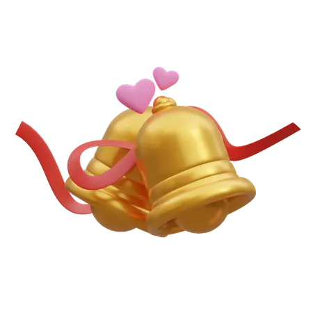 Wedding Bell  3D Icon