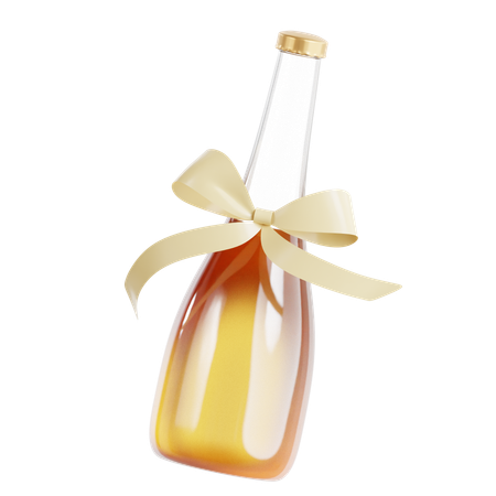 Wedding Bottle  3D Icon