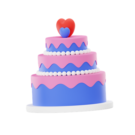 Wedding Cake  3D Icon