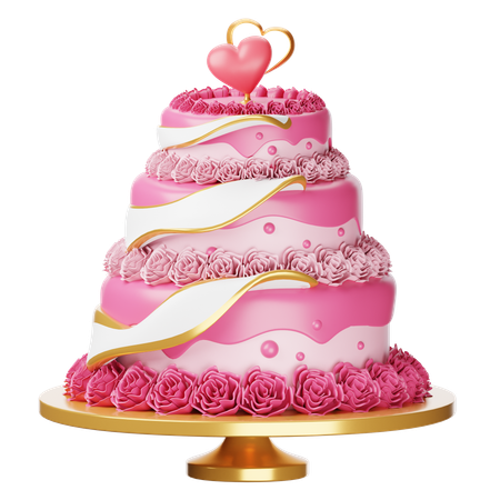 Wedding Cake  3D Icon