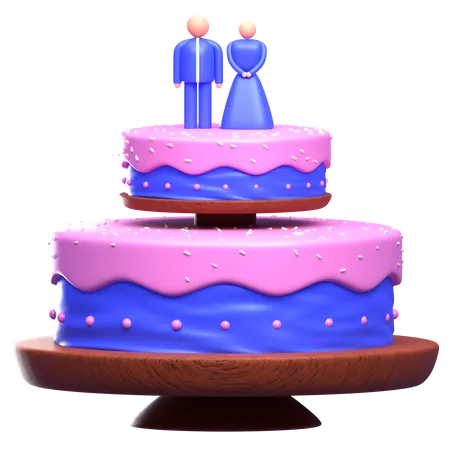 Wedding Cake  3D Icon