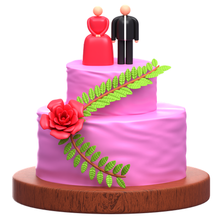 Wedding Cake  3D Icon