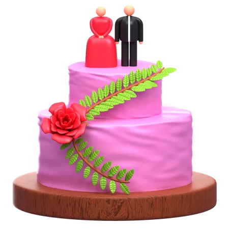 Wedding Cake  3D Icon