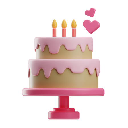 Wedding Cake  3D Icon