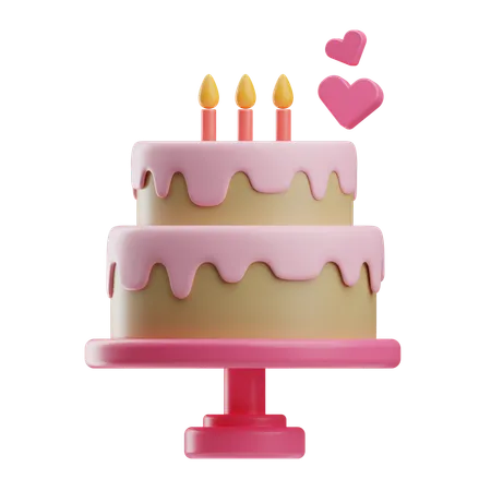 Wedding Cake  3D Icon