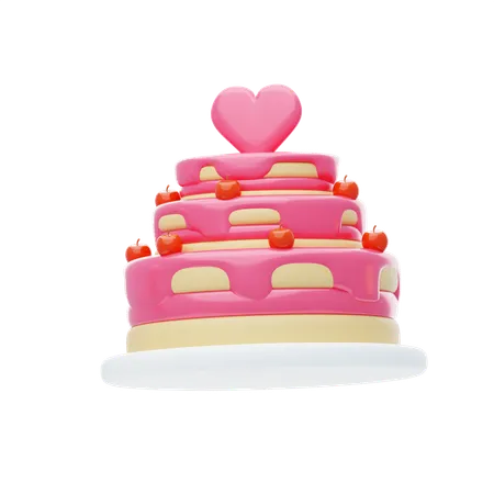 Wedding Cake  3D Icon