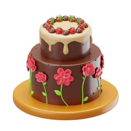 Wedding Cake  3D Icon