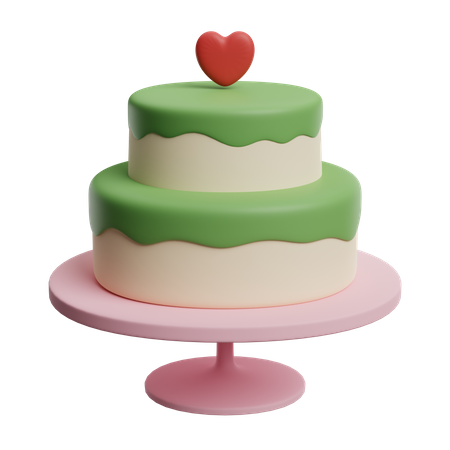 Wedding Cake  3D Icon