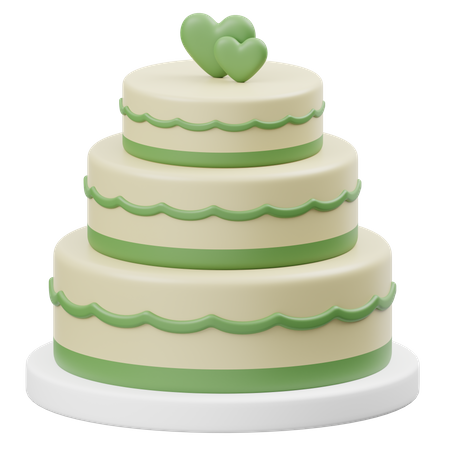 Wedding Cake  3D Icon