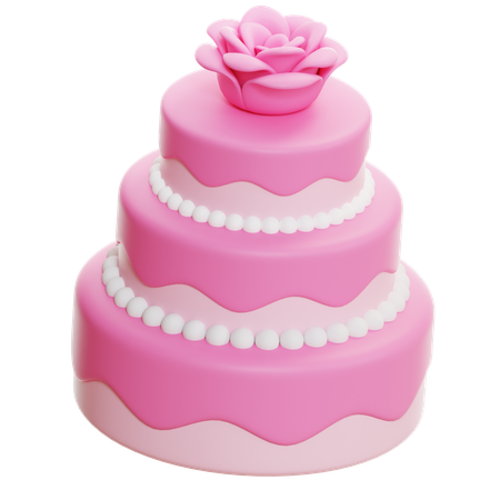 Wedding Cake  3D Icon