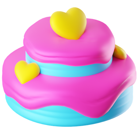 Wedding Cake  3D Icon