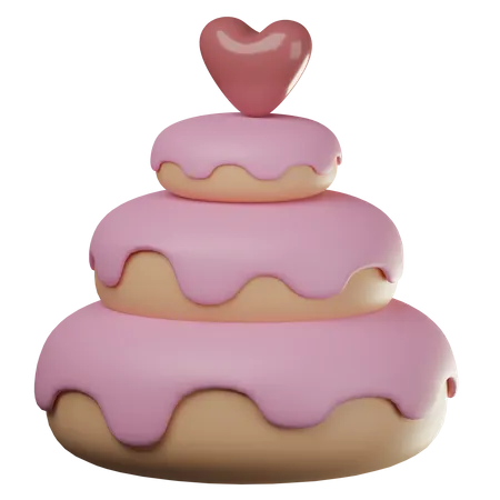 Wedding Cake  3D Icon