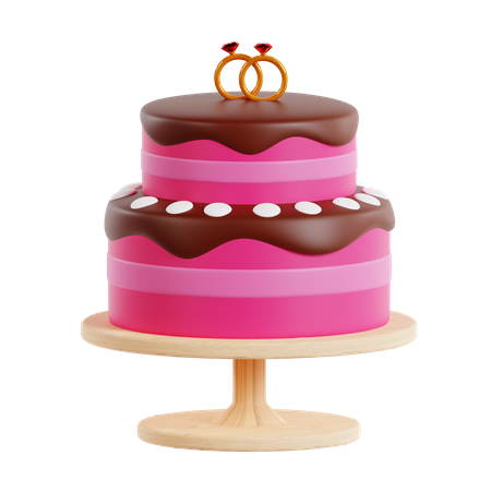 Wedding Cake  3D Icon