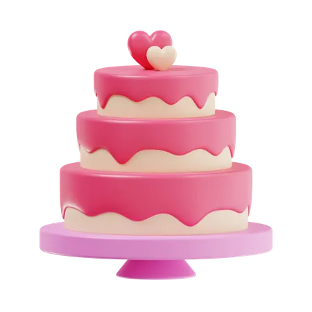 Wedding Cake  3D Icon
