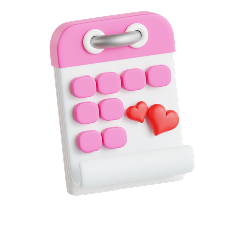 Wedding Calendar  3D Icon