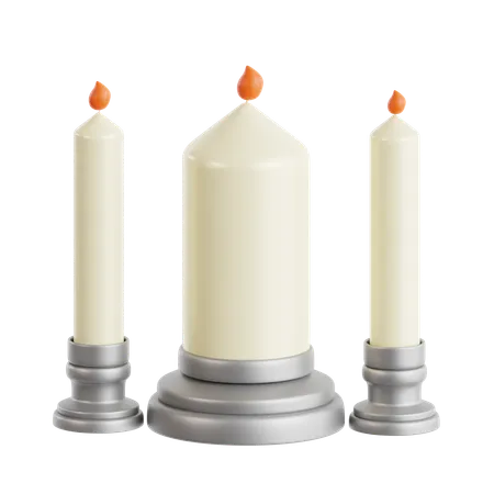 Wedding Candle  3D Icon