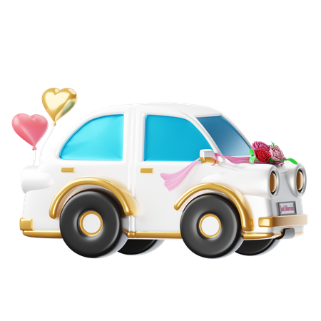 Wedding Car  3D Icon