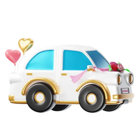 Wedding Car  3D Icon