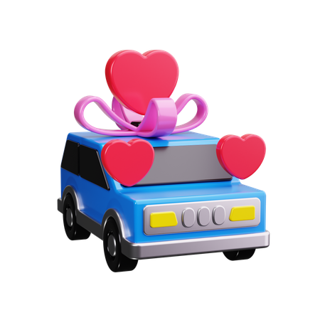 Wedding Car  3D Icon