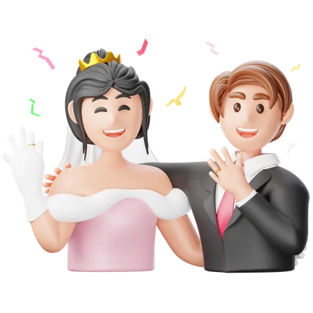 Wedding Celebration  3D Icon