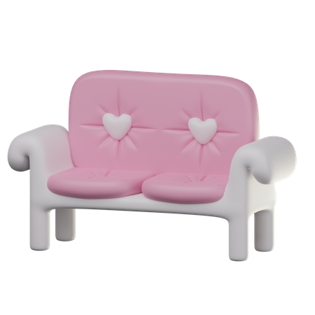 Wedding Chair  3D Icon