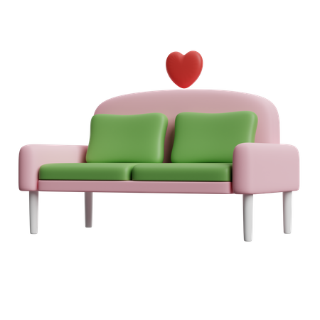 Wedding Chair  3D Icon