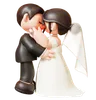Wedding Couple Kissing