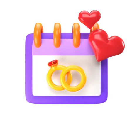 Wedding Day  3D Icon