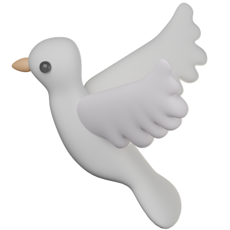 Wedding Dove  3D Icon