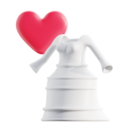 Wedding Dress  3D Icon