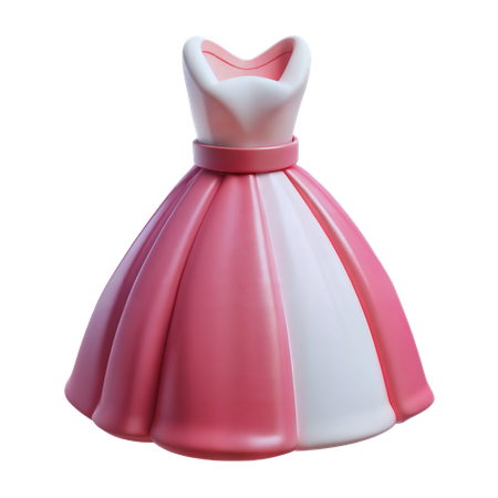 Wedding Dress  3D Icon