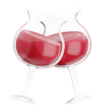 Wedding Drinks  3D Icon