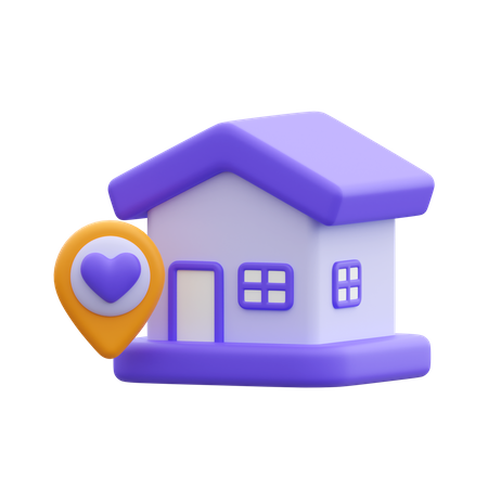 Wedding Home  3D Icon