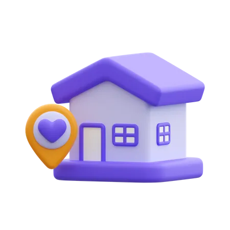 Wedding Home  3D Icon