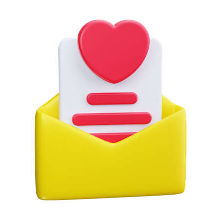 Wedding Invitation  3D Icon