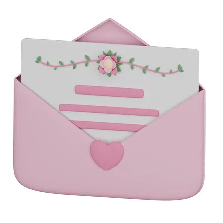 Wedding Invitation  3D Icon
