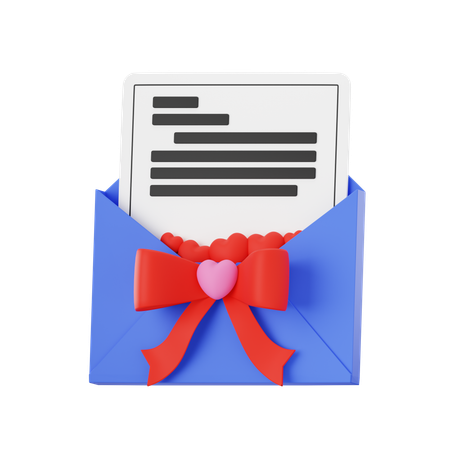 Wedding Invitation  3D Icon