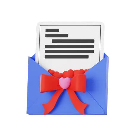 Wedding Invitation  3D Icon