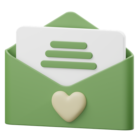 Wedding Invitation  3D Icon