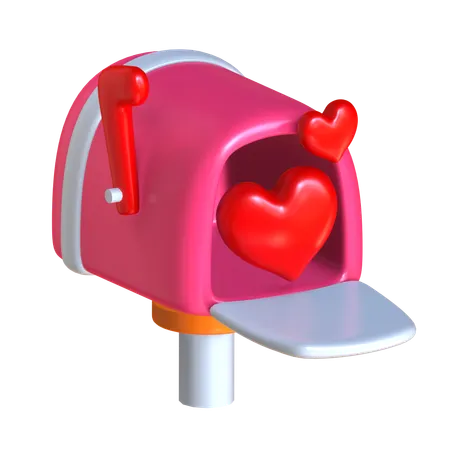 Wedding Mailbox 3 D Wedding Icon 3D Icon