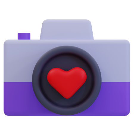 Wedding Photography Love Symbol  3D Icon