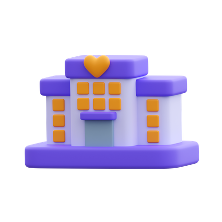 Wedding Place  3D Icon