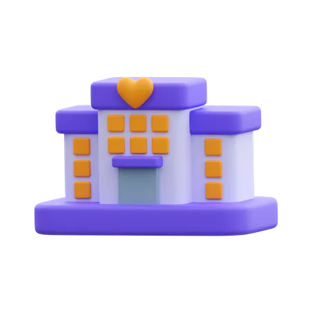 Wedding Place  3D Icon