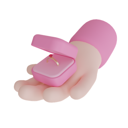 Wedding Proposal  3D Icon