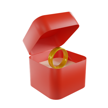 Wedding Ring  3D Icon