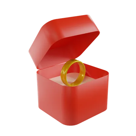 Wedding Ring  3D Icon