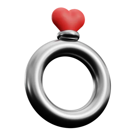 Wedding Ring  3D Icon