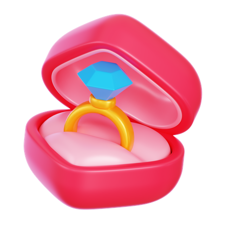 Wedding Ring  3D Icon