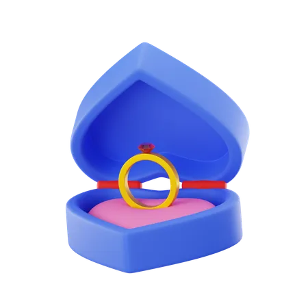 Wedding Ring  3D Icon