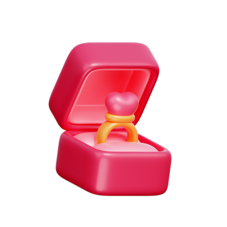 Wedding Ring  3D Icon